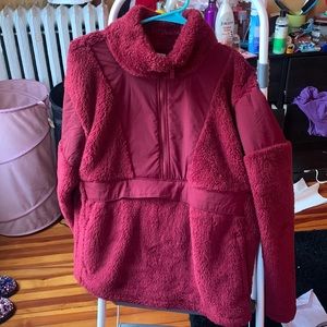 PINK fleece pullover